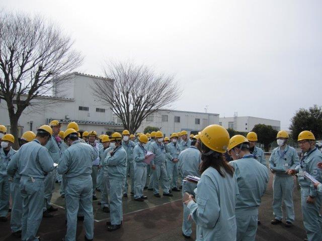 【避難・点呼訓練】所員全員による避難・点呼